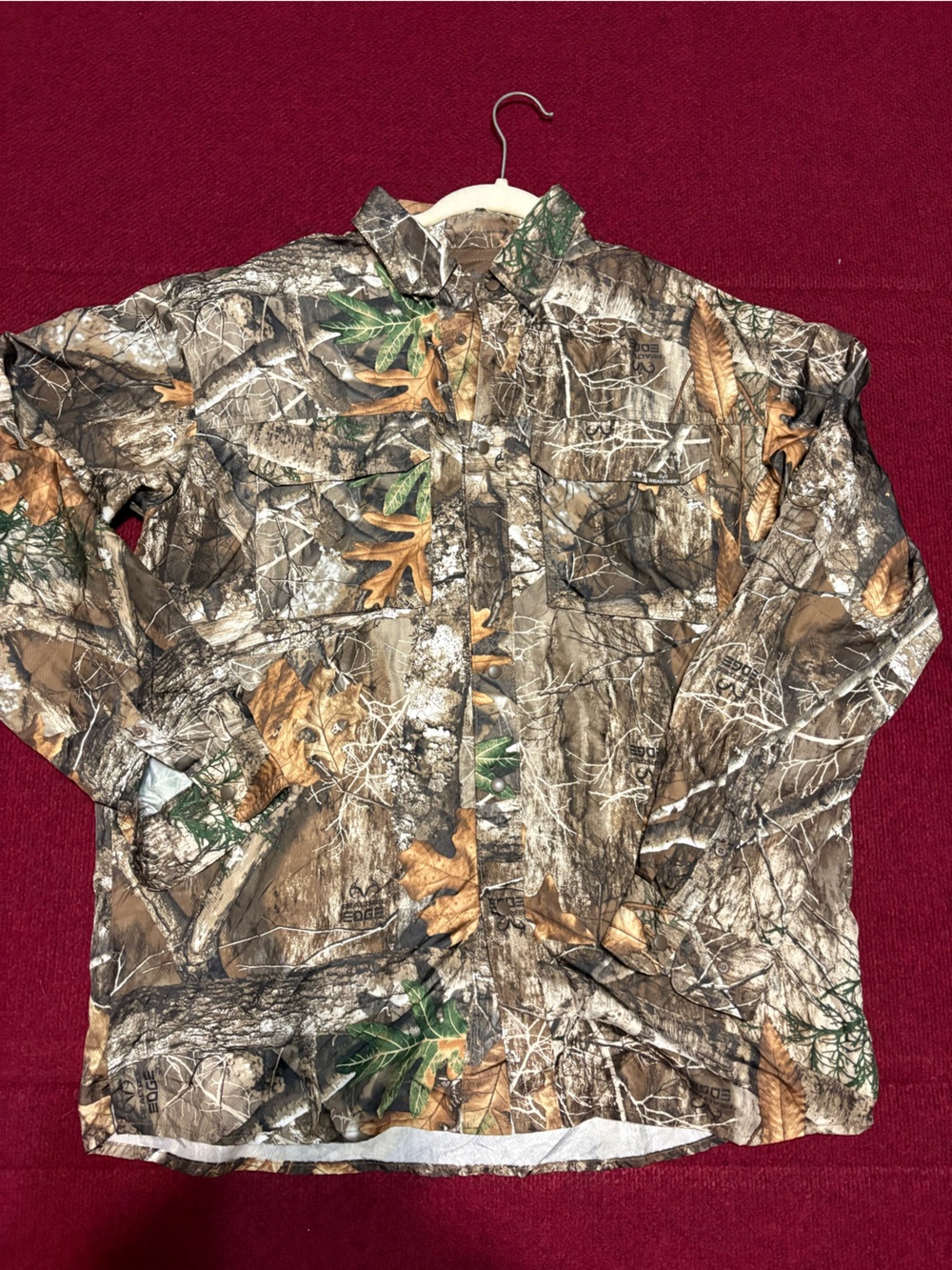 Realtree  men’s new size M no tagCamouflage Button-Down Shirt in Brown and Green